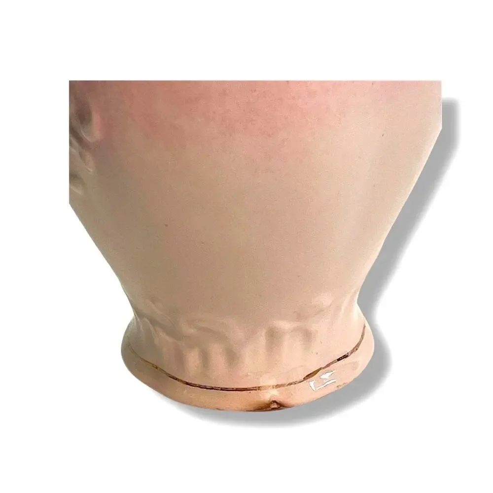 Vintage Pink and Cream Vase
